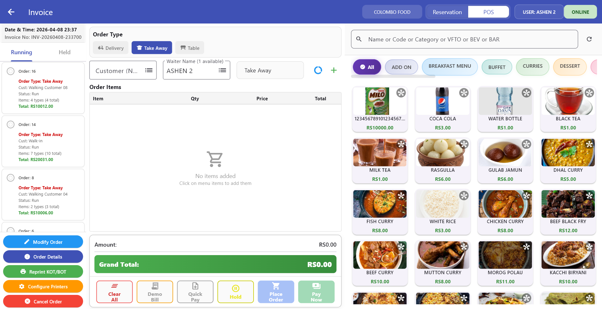 Restaurant POS